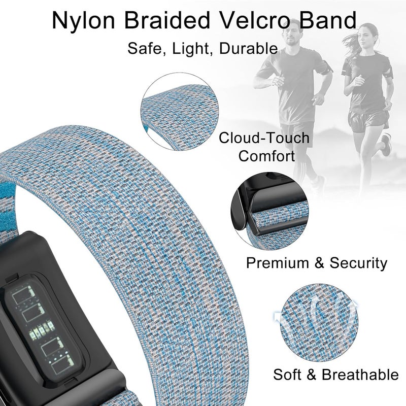 surundo Nylon Sport Band Compatible with Whoop Band 4.0 Strap Men Women with Bumper Case, Breathable Nylon Adjustable Waterproof Replacement Wristbands Straps for Whoop 4.0 - Image 2